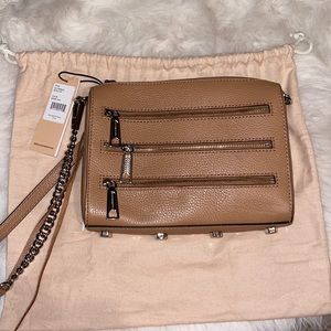 REBECCA MINKOFF 5 ZIP CROSSBODY!